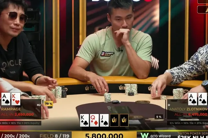 'Rampage' Busts on Brutal Runner-Runner Bad Beat at Triton Poker Final Table