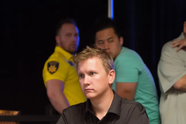 Ben Lamb (Seen Here Playing an Earlier WSOP Event) Has Been Busted Here on Day 1