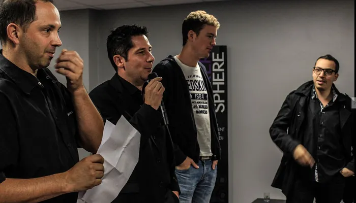 Hervé Carvalho, Yann Roudaut, Damien Lhommeau et Zakaria Ouzzine 