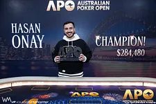 Hasan "Huss" Onay wins Australian Poker Open Main Event