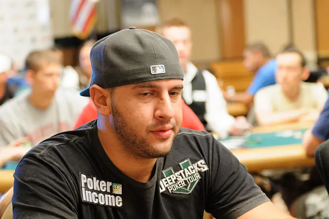 Michael Mizrachi was just relieved of a good portion of his stack.