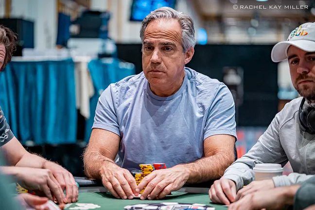 Cliff Josephy is among the chip leaders for Day 2