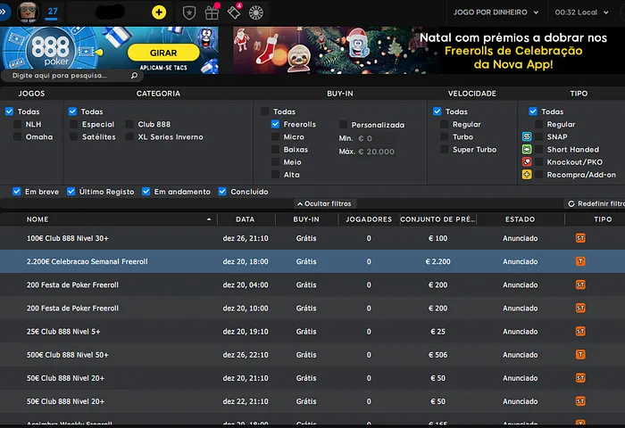 freeroll semanal 888poker