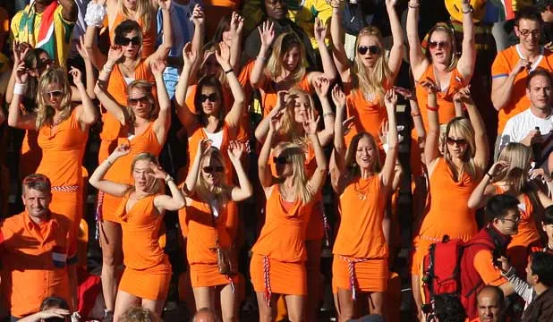 Supportrices néerlandaise