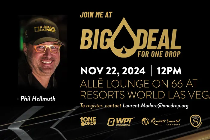 Big Deal for One Drop Phil Hellmuth