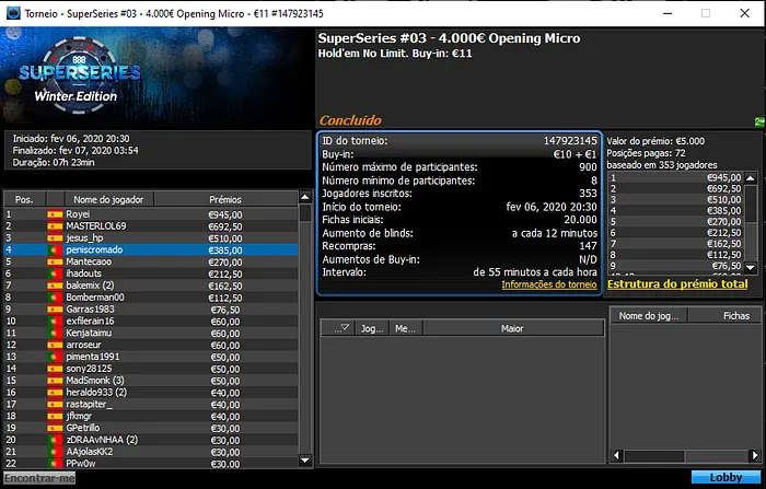 888poker super series