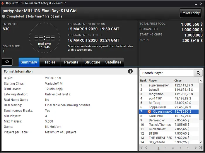 poker online partypoker