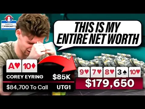 Corey Eyring’s Net Worth River Gamble; Mizrachi Battles Kabrhel | PokerNews Podcast #910