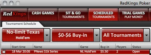 PokerNews k Added Series na RedKings Poker 101