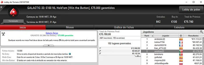 Galactic Series: KidReira, sirlu1sao e xunekas23 com os Maiores Prémios 103
