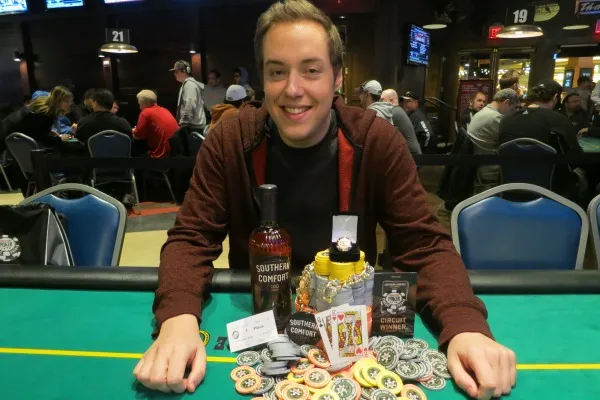 Nathan Bjerno won Event #9 $580 No-Limit Hold'em for $26,390. Photo courtesy of WSOP.
