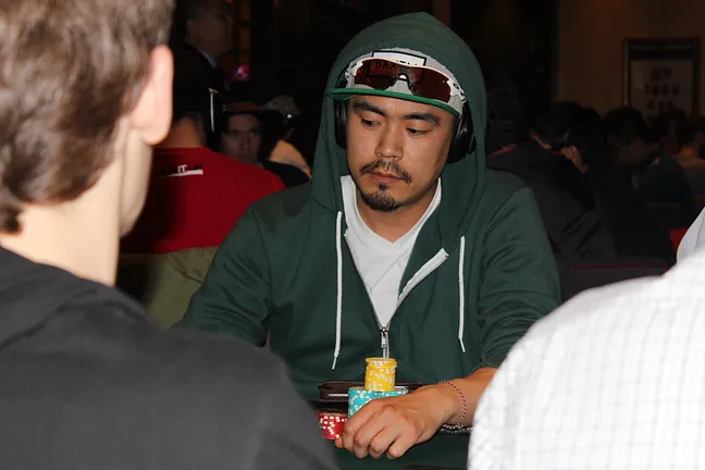 Day 1b chip leader, Hyeong Wook Choi