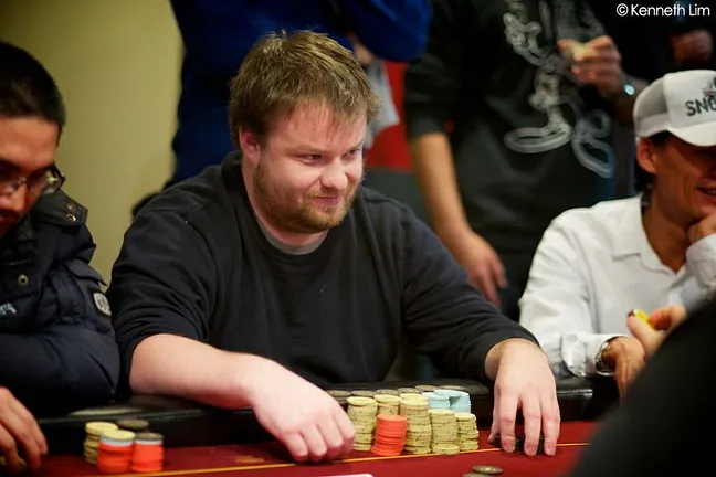 David "dave798111" Allan is looking for his first major live poker title