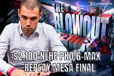 Vitória de RuiNF no $2.100 NLHE PKO 6-Max das Blowout Series