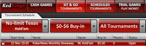 Portáteis, Playstation 3 e mais para Ganhar na RedKings Poker 101