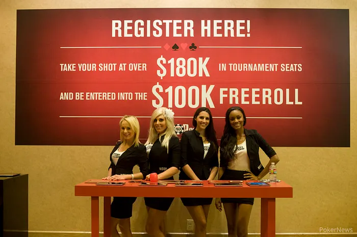 The WSOP.com booth at the Rio.