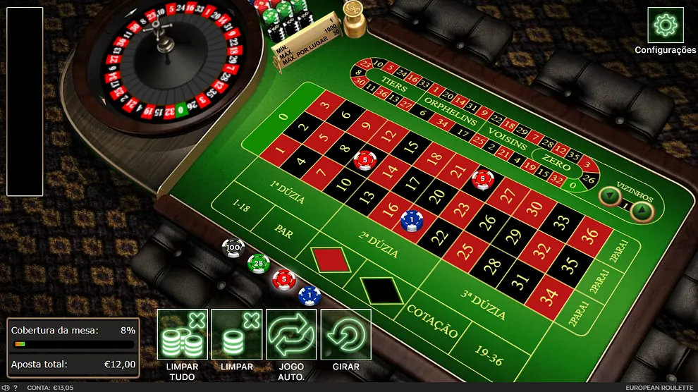 Jogo de roleta 888 casino Portugal