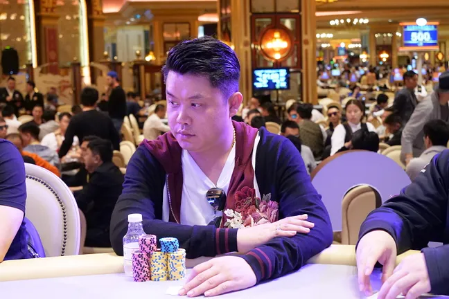 Ivan Leow returns for Day 2 near the top of the counts