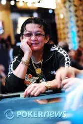 The prince of poker having some fun at the Aussie Millions