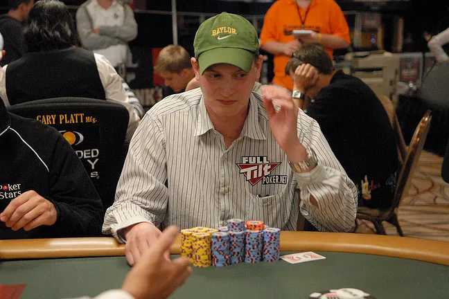 Jared Hamby hopes to make the final table on Day 3.