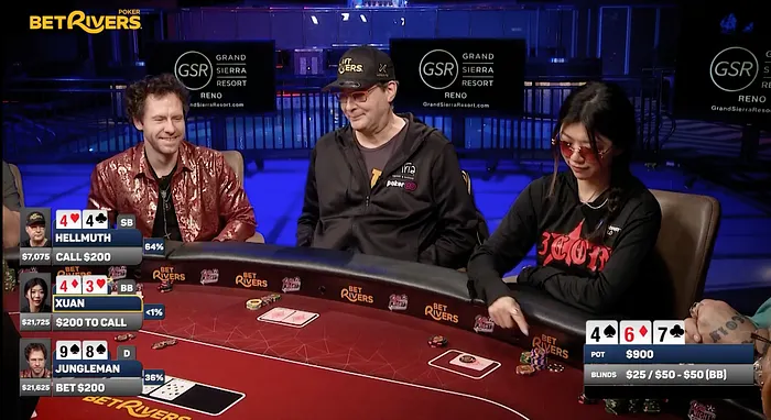 Randy “3Coin” Sadler Felted in Back-to-Back Hands in Hellmuth’s Home Game 101