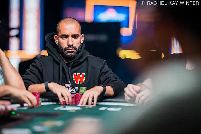 João Vieira a jogar poker nas WSOP