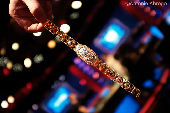 The fabled WSOP bracelet