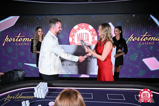 Joris Ruijs & Malta Poker Festival Founder Ivonne Montealegre