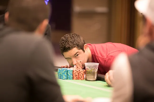 Blair Hinkle Holds 1/8 of the Chips in Play