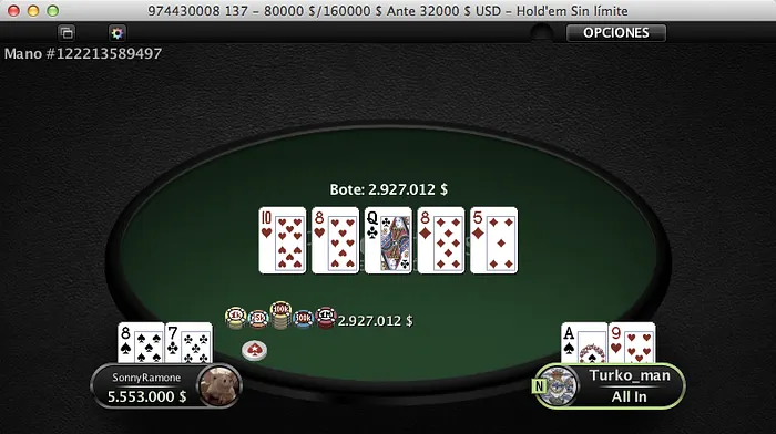 Luís Rodríguez aprovecha la noche más grande del poker online 102