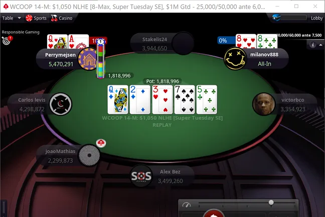 Odeen Wins Race for a Stack