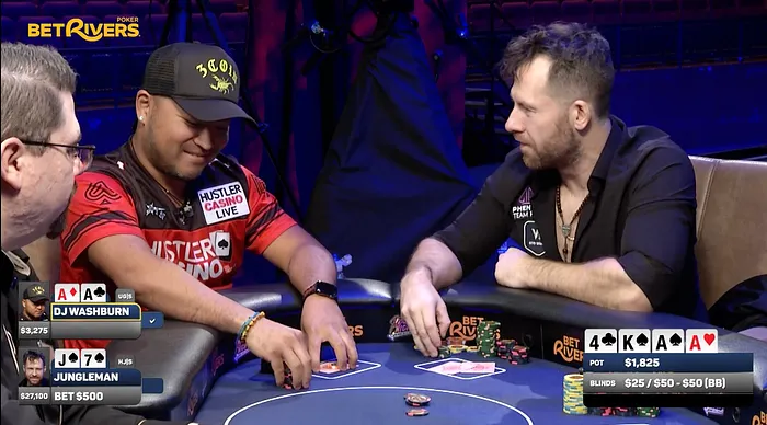 Famed Rapper 24kGoldn Takes a Seat in Hellmuth’s Home Game 104