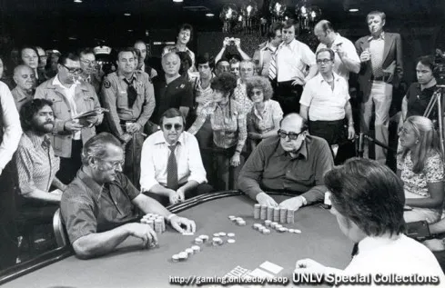 Doyle Brunson at the 1976 WSOP