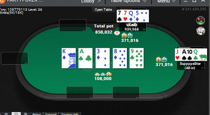 Event 4 final hand