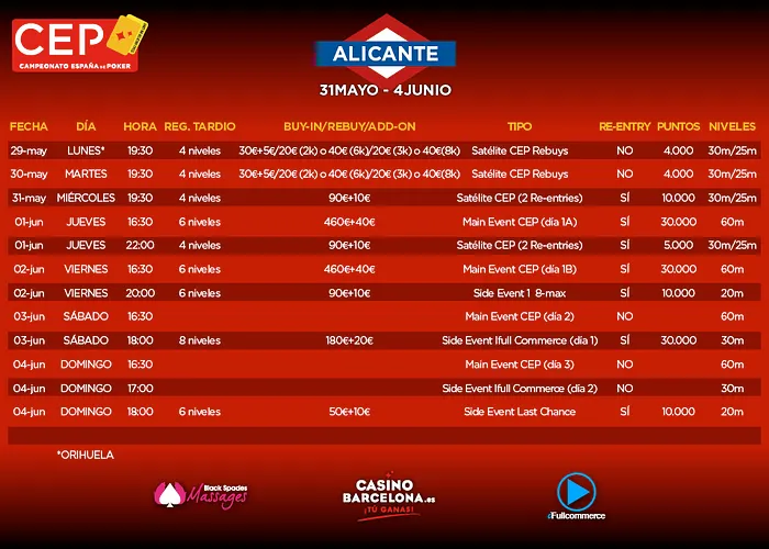 Cuatro festivales de póker en vivo con los que disfrutar durante el mes de junio en España 101