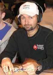 Probably not as surprised as he looks to be chip leader
