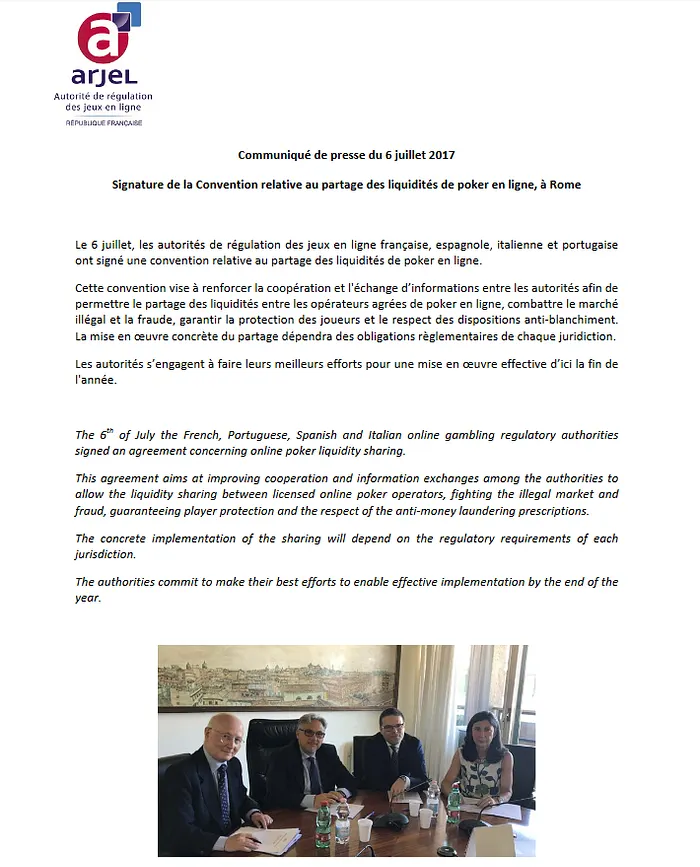 Já foi Assinado Acordo para a Partilha de Liquidez no Poker 101