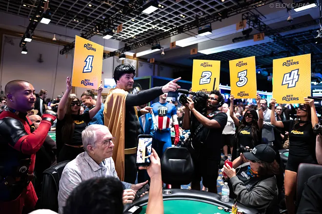 Phil Hellmuth Grand Entrance