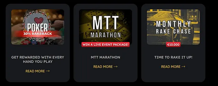 ChampionPoker rakeback promoções