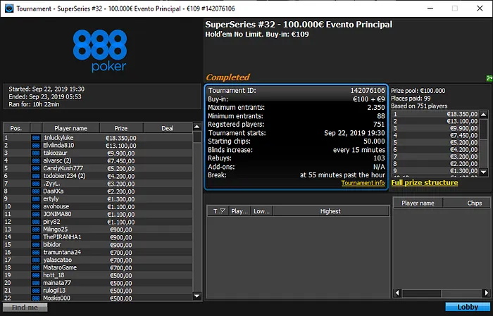 888poker lobby