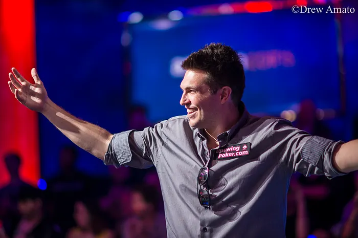 Doug Polk at the 2017 WSOP winning the $100,000 One Drop