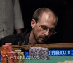 BJ Nemeth double checking the chips