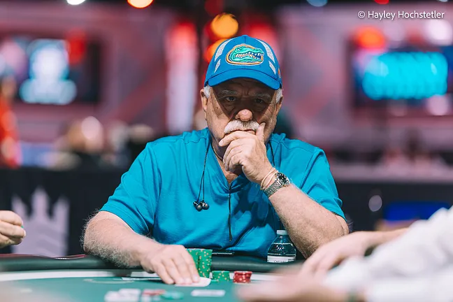 Chris Papastratis (during the $1,500 Stud Hi-Lo final table)