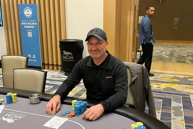 David Simard Chip Leads Day 1a