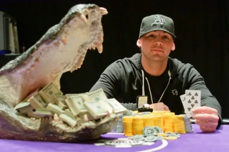 Jonathan Poche after his win at the WSOP-Circuit New Orleans Main Event