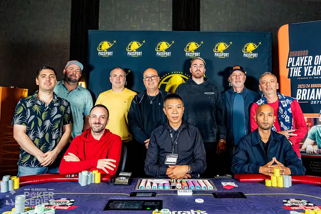 $1,100 Main Event Final Table