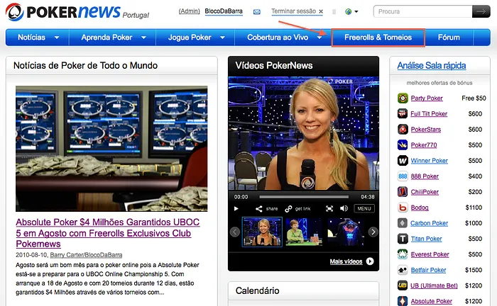 Novidades na PokerNews 101