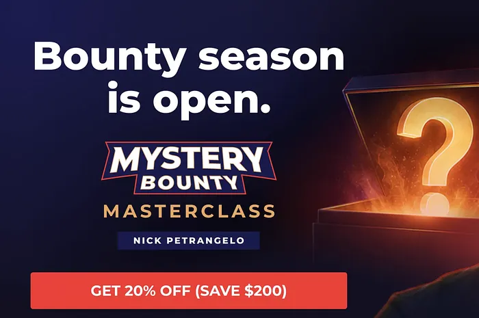 Get Access to an Exclusive GTO LAB 21-Day Mystery Bounty Masterclass