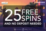 New Casino for October: 25 No Deposit Free Spins Included
