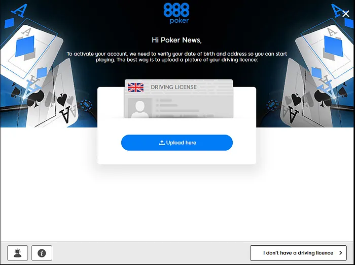 Verificar Identidade 888poker